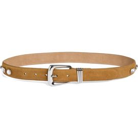 Veronica Beard Veronica Beard Crystal Arch Suede Belt