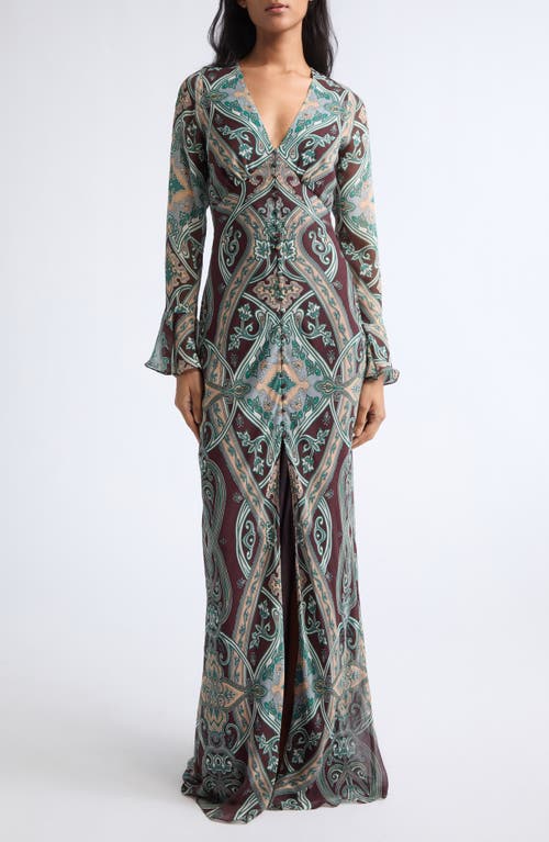 Veronica Beard Veronica Beard Daciana Long Sleeve Silk Dress