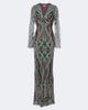 Veronica Beard Veronica Beard Daciana printed silk georgette maxi dress - 1