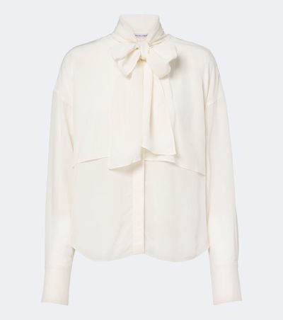 Veronica Beard Veronica Beard Darlis tie-neck crêpe de chine blouse