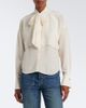 Veronica Beard Veronica Beard Darlis tie-neck crêpe de chine blouse - 5