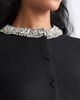 Veronica Beard Veronica Beard Daro Embellished Merino Wool Cardigan - 5