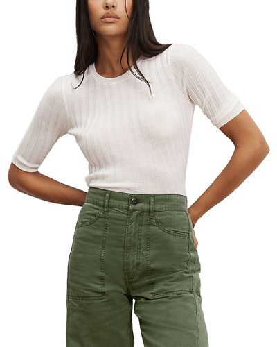 Veronica Beard Veronica Beard Debois Merino Wool Crewneck Sweater