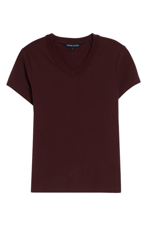 Veronica Beard Veronica Beard Devin Short Sleeve V-Neck Tee