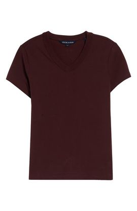 Veronica Beard Veronica Beard Devin Short Sleeve V-Neck Tee