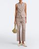 Veronica Beard Veronica Beard Dova cropped cotton and linen straight pants - 2