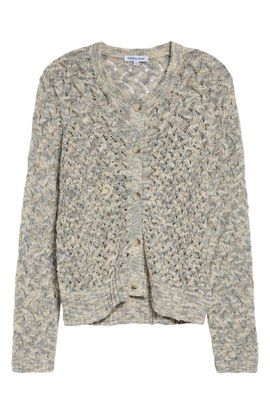 Veronica Beard Veronica Beard Drummond Semisheer Cotton Blend Cardigan