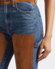 Veronica Beard Veronica Beard Dylan High Waist Suede Trim Straight Leg Jeans - 4
