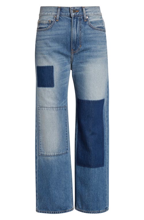 Veronica Beard - Dylan Patchwork Straight Leg Jeans
