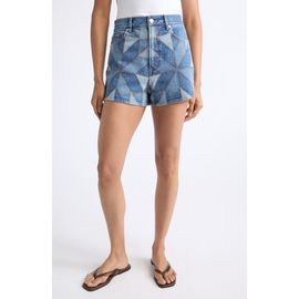 Veronica Beard Veronica Beard Elijah Patchwork Denim Shorts