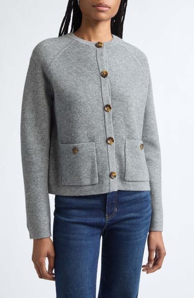 Veronica Beard Veronica Beard Elwood Merino Wool & Cashmere Knit Jacket