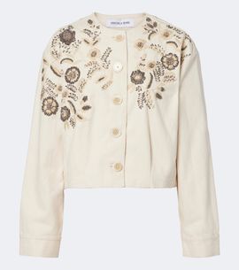 Veronica Beard Veronica Beard Emeren embroidered cotton jacket