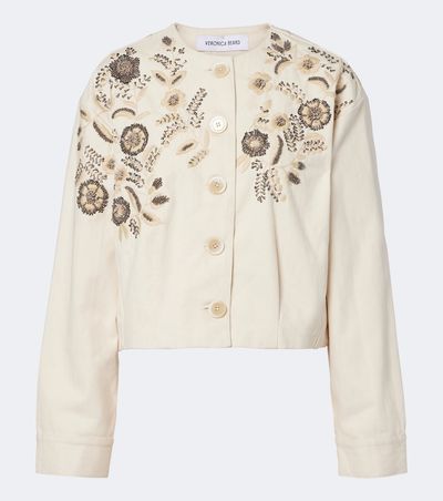 Veronica Beard Veronica Beard Emeren embroidered cotton jacket