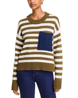 Veronica Beard Veronica Beard Emile Cotton Crewneck Sweater