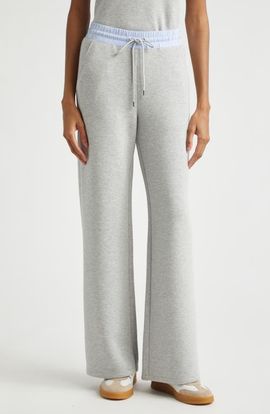 Veronica Beard Veronica Beard Ernie Mixed Media Sweatpants