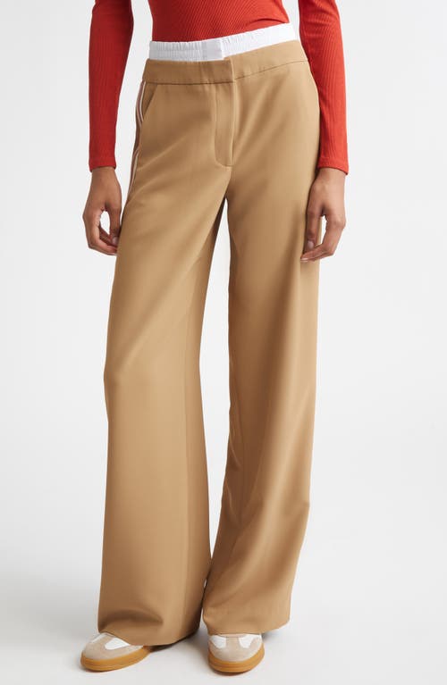 Veronica Beard Veronica Beard Eugene Boxer Waist Side Stripe Gabardine Pants