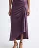 Veronica Beard Veronica Beard Felecia Ruched Silk Blend Midi Skirt - 5