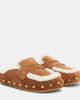 Veronica Beard Veronica Beard Fenix shearling-lined suede mules - 1