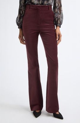 Veronica Beard Veronica Beard Gracie Flare Leg Velvet Pants