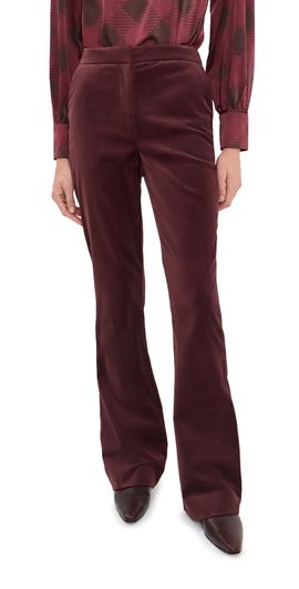Veronica Beard Veronica Beard Gracie Pants Burgundy