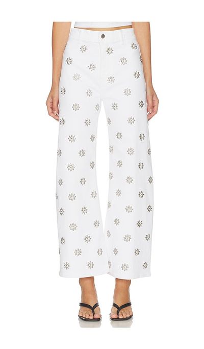 Veronica Beard Veronica Beard Grant High Rise Wide Leg Crop