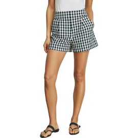 Veronica Beard Veronica Beard Haina Gingham Stretch Cotton Shorts