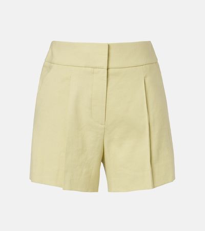 Veronica Beard Veronica Beard Haina linen-blend twill shorts