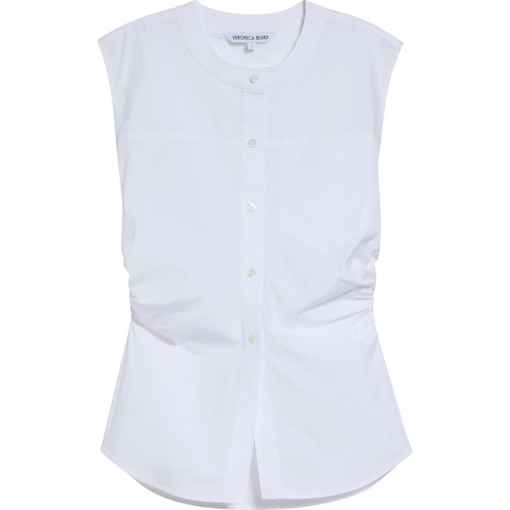 Veronica Beard Veronica Beard Harini Sleeveless Button-Up Top