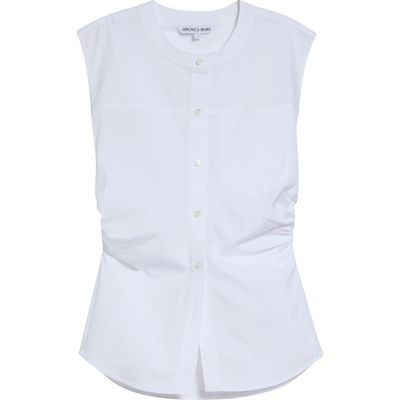 Veronica Beard Veronica Beard Harini Sleeveless Button-Up Top
