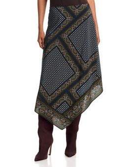 Veronica Beard Veronica Beard Hartley Asymmetric Midi Skirt
