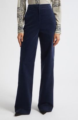 Veronica Beard Veronica Beard Holt Straight Leg Corduroy Pants