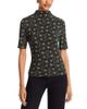 Veronica Beard Veronica Beard James Mock Neck Top - 1