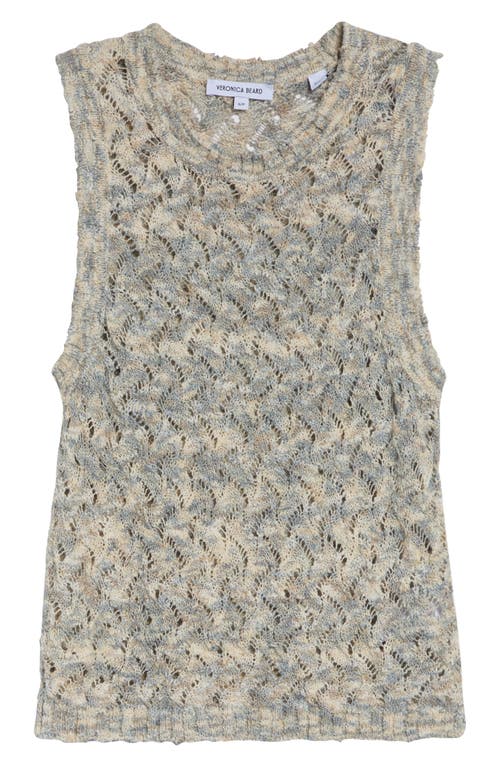 Veronica Beard Veronica Beard Jerrel Semisheer Cotton Blend Tank