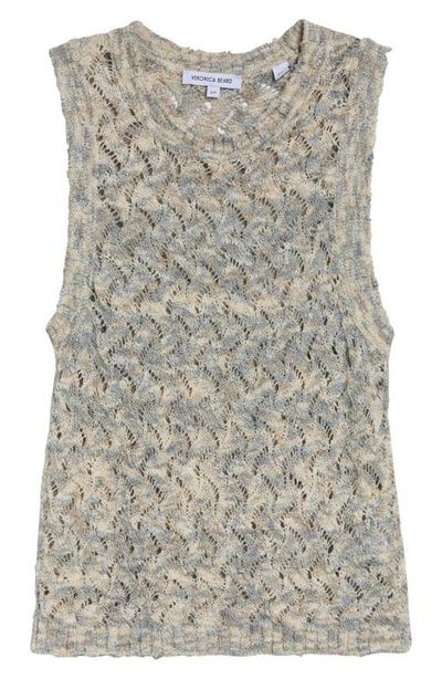 Veronica Beard Veronica Beard Jerrel Semisheer Cotton Blend Tank