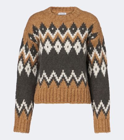 Veronica Beard Veronica Beard Jessalyn Fair Isle alpaca and wool-blend sweater