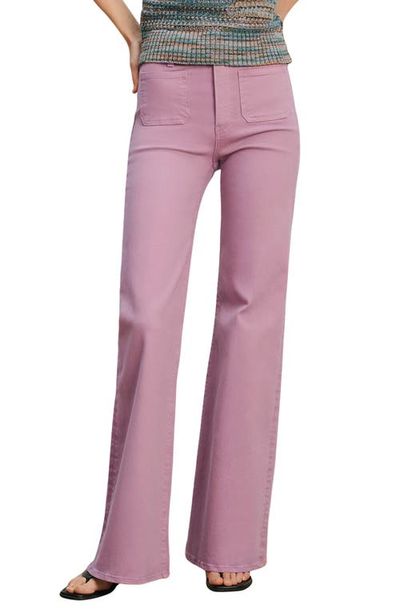 Veronica Beard Veronica Beard Joplin Patch Pocket Wide Leg Jeans