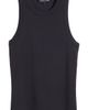 Veronica Beard Veronica Beard Jordyn Stretch Sleeveless Pima Cotton Rib Top - 5