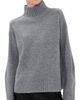 Veronica Beard Veronica Beard Journey Cashmere Wool Pullover Medium Heather Grey - 1