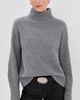 Veronica Beard Veronica Beard Journey Cashmere Wool Pullover Medium Heather Grey - 2