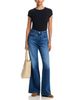 Veronica Beard Veronica Beard Kasey Mid Rise Wide Leg Jeans in Bright Blue - 2