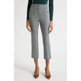 Veronica Beard Veronica Beard Kean Houndstooth Check Crop Pants