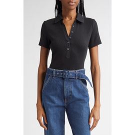 Veronica Beard Veronica Beard Kearney Stretch Cotton Polo