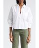 Veronica Beard Veronica Beard Khai Stretch Cotton Woven Top - 1