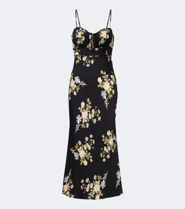 Veronica Beard Veronica Beard Kieren floral silk-blend georgette midi dress