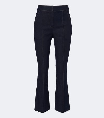 Veronica Beard Veronica Beard Kimra cropped flared jeans