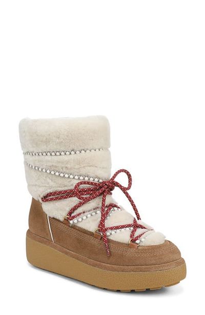 Veronica Beard Veronica Beard Kirsta Genuine Shearling Platform Boot