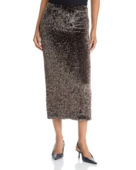 Veronica Beard Veronica Beard Koa Embellisehd Midi Skirt