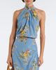 Veronica Beard Veronica Beard Kovi floral halterneck silk-blend top - 2