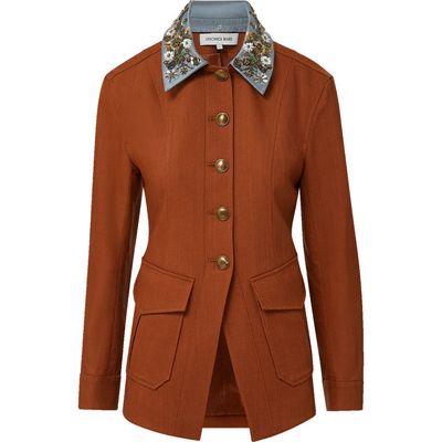 Veronica Beard Veronica Beard Laramie Removable Collar Dickey Jacket