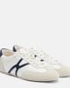 Veronica Beard Veronica Beard Leather-trimmed canvas sneakers - 1